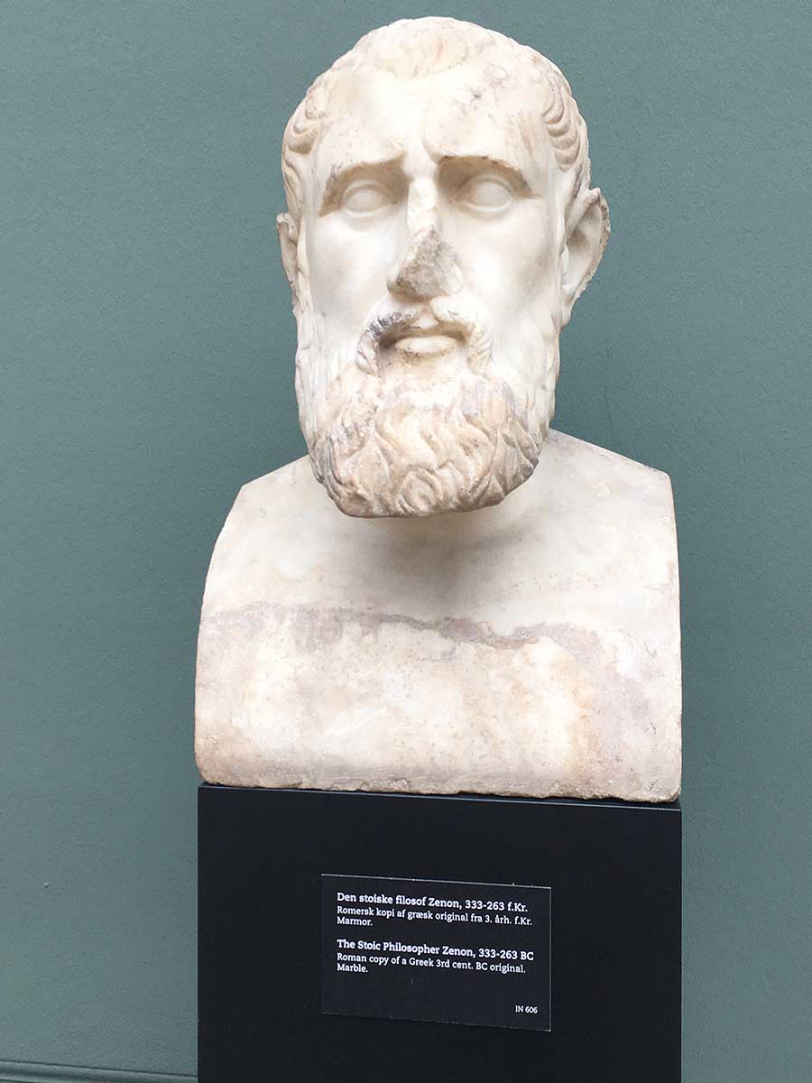 Zeno Bust Greek Philosopher