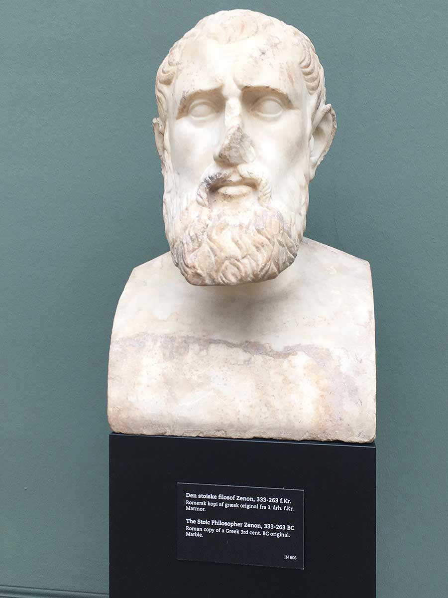 Zeno Bust Greek Philosopher