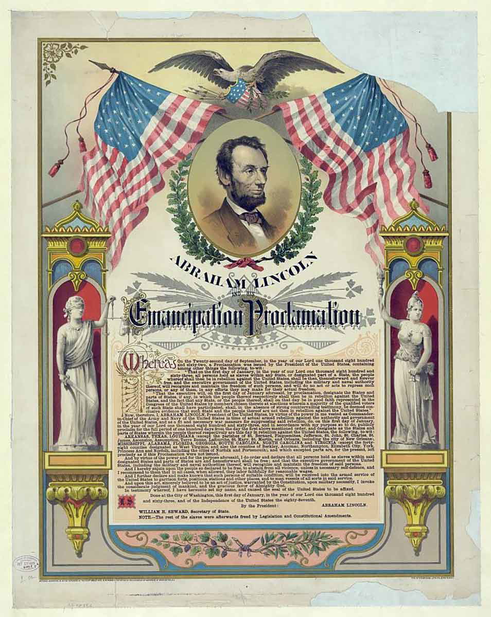 abraham lincoln 1863 emancipation proclamation