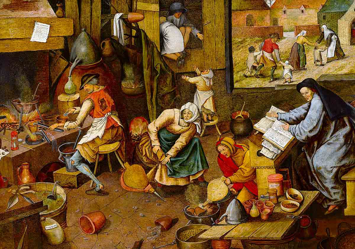 alchemist bruegel the younger