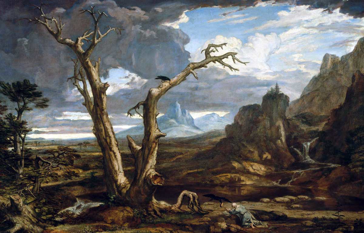allston elijah in the desert painting