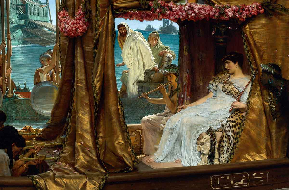 alma tadema antony cleopatra