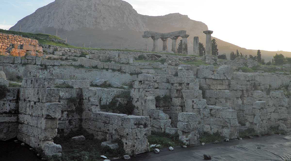 ancient corinth author