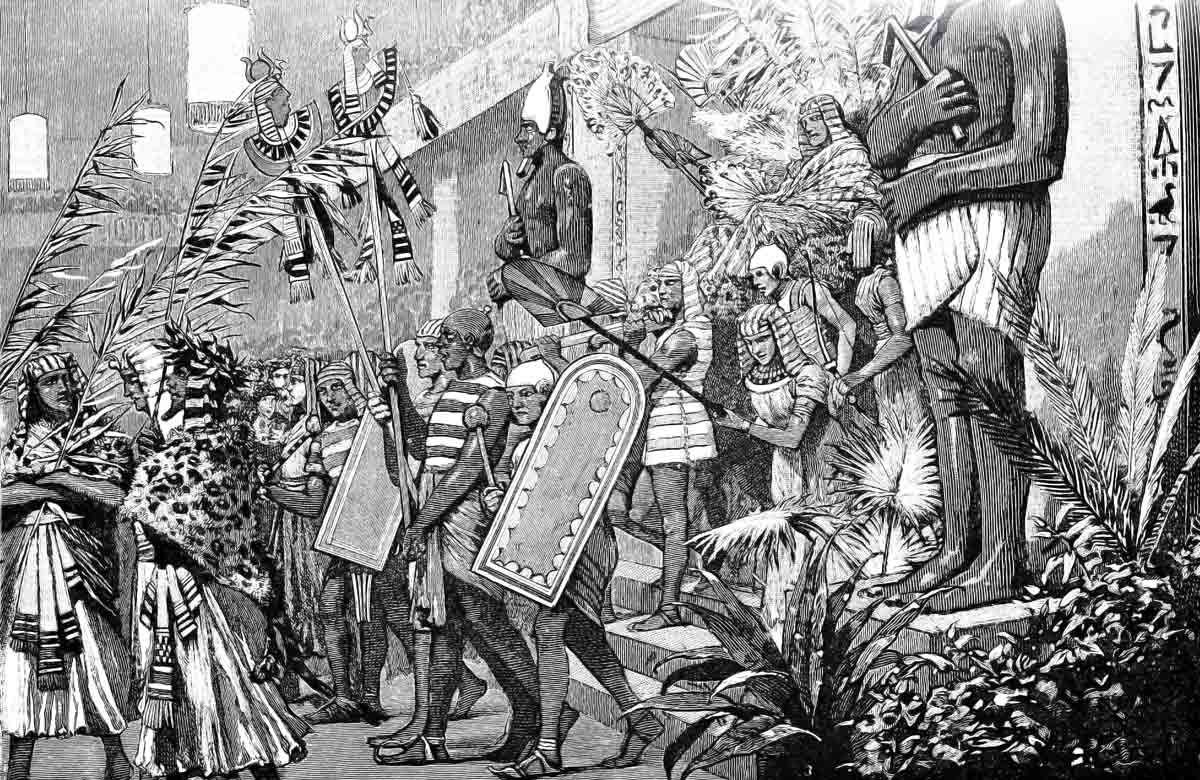 ancient egypt procession