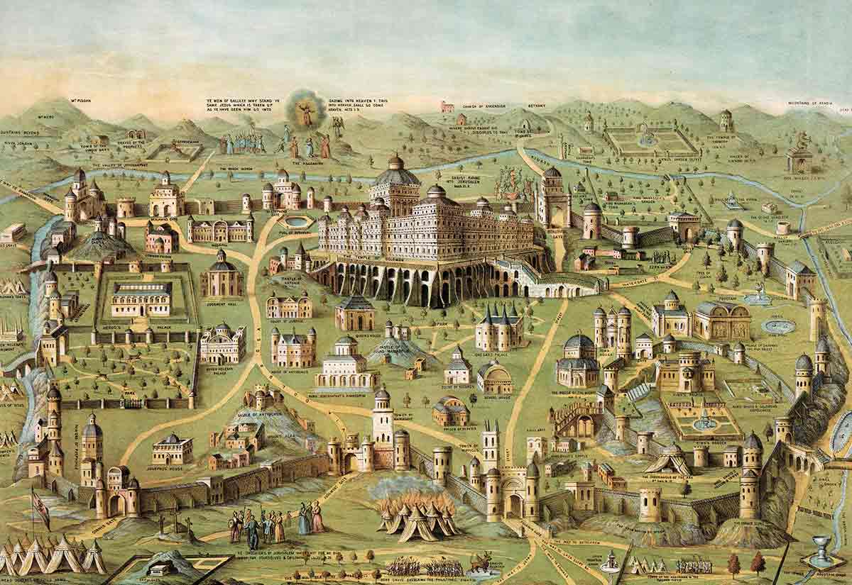 ancient jerusalem map