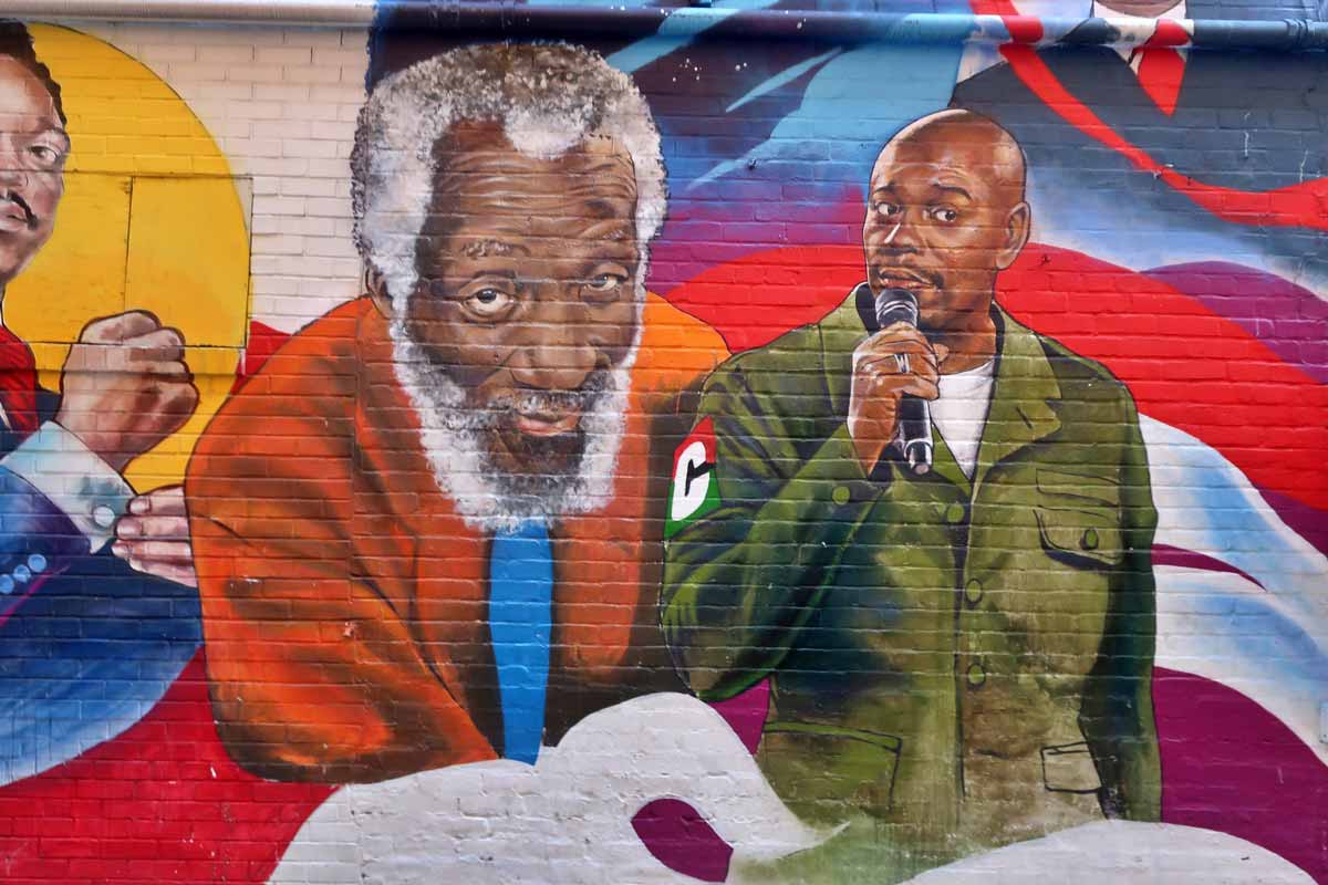 aniekan udofia dick gregory and dave chappelle mural washington d.c