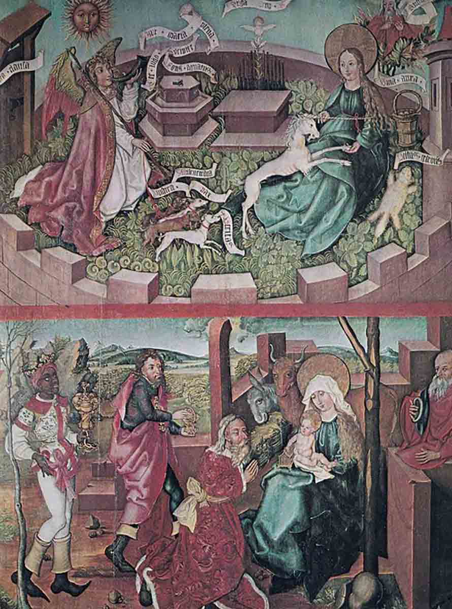 annuciation unicorn bible