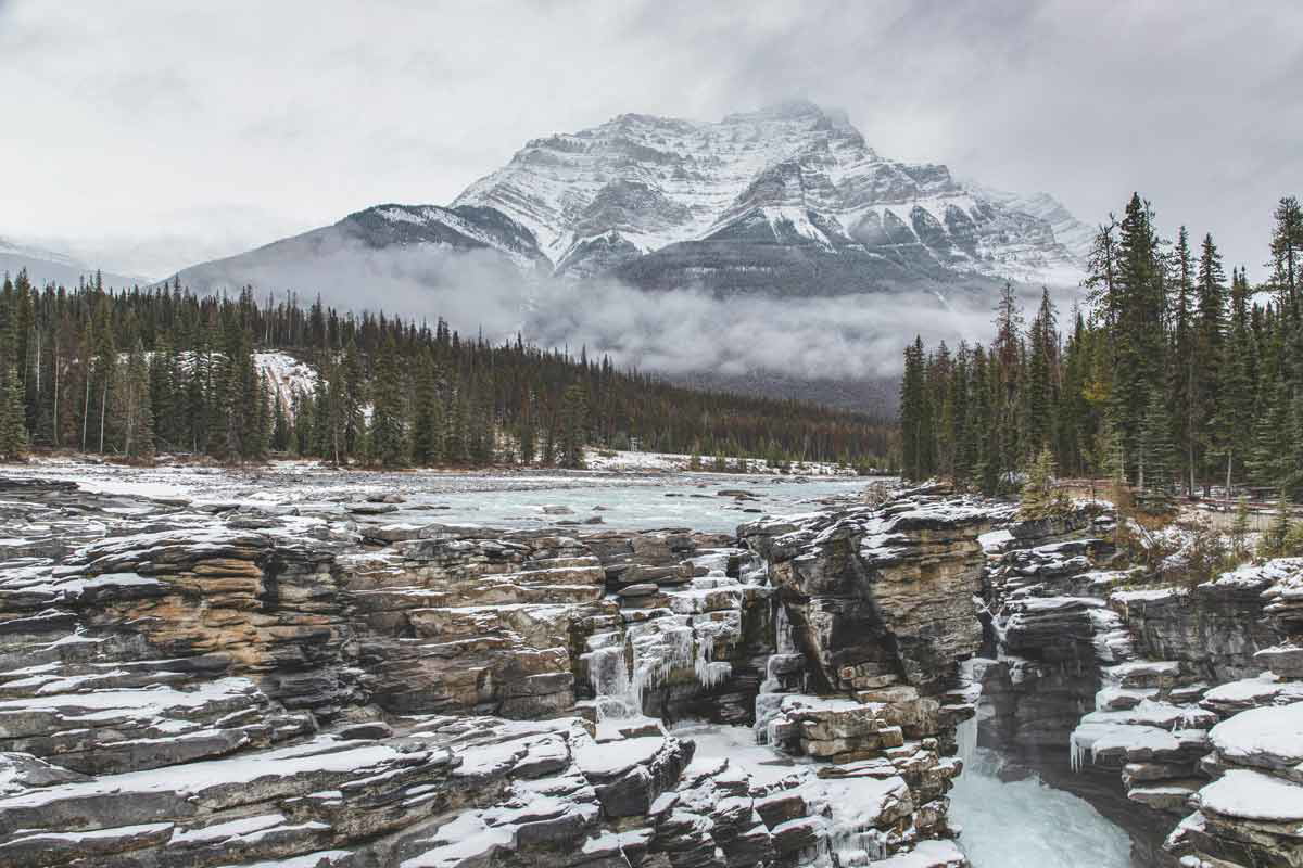 athabasca falls river