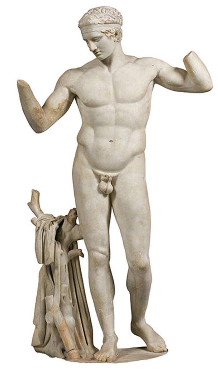athlete statue classical
