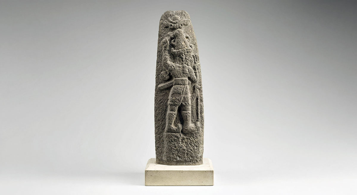 basalt relief stele teshub