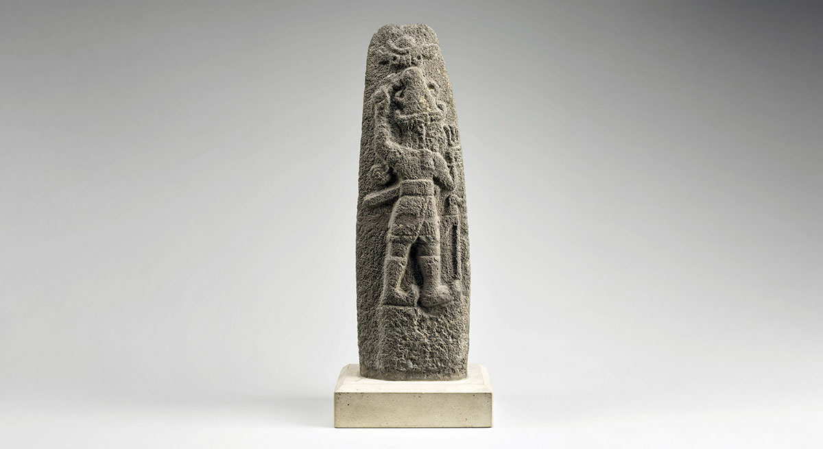 basalt relief stele teshub