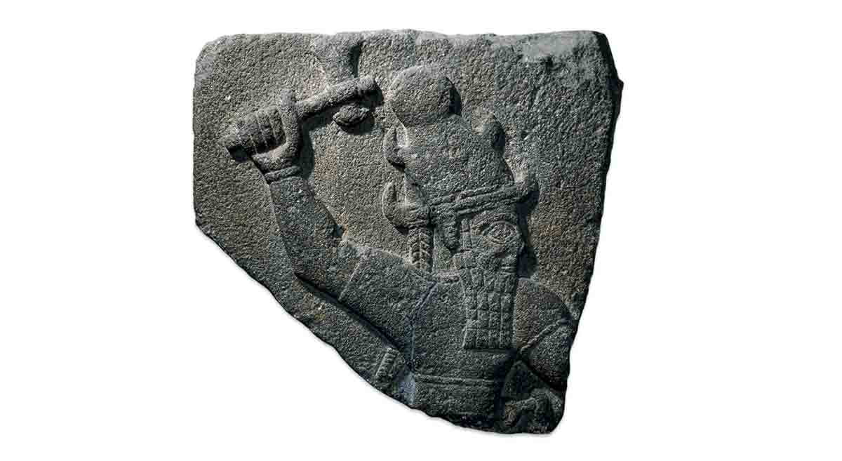 basalt relief storm god