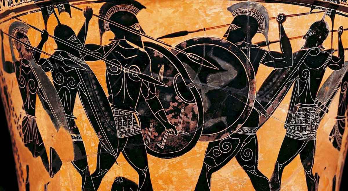 black figure krater