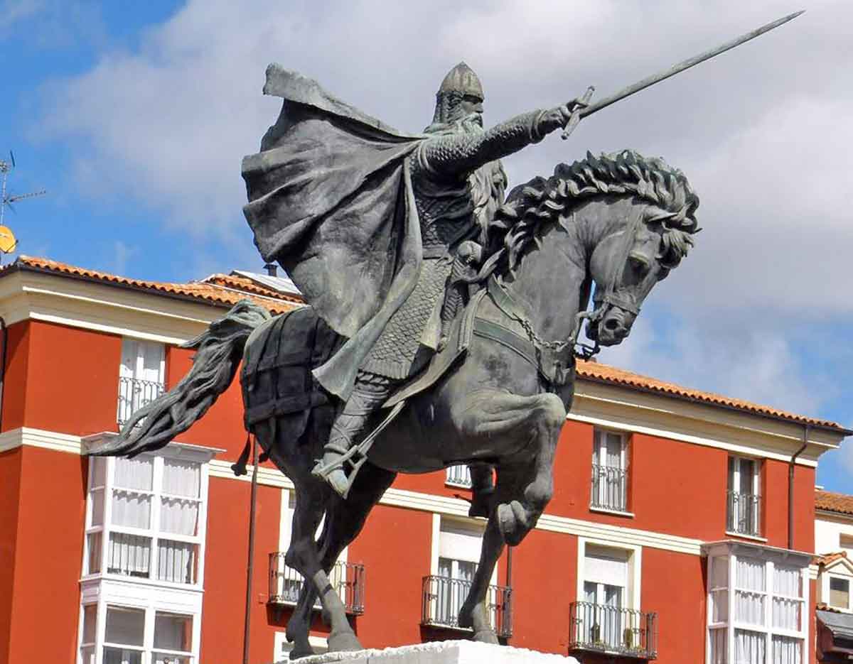 burgos el cid horseback