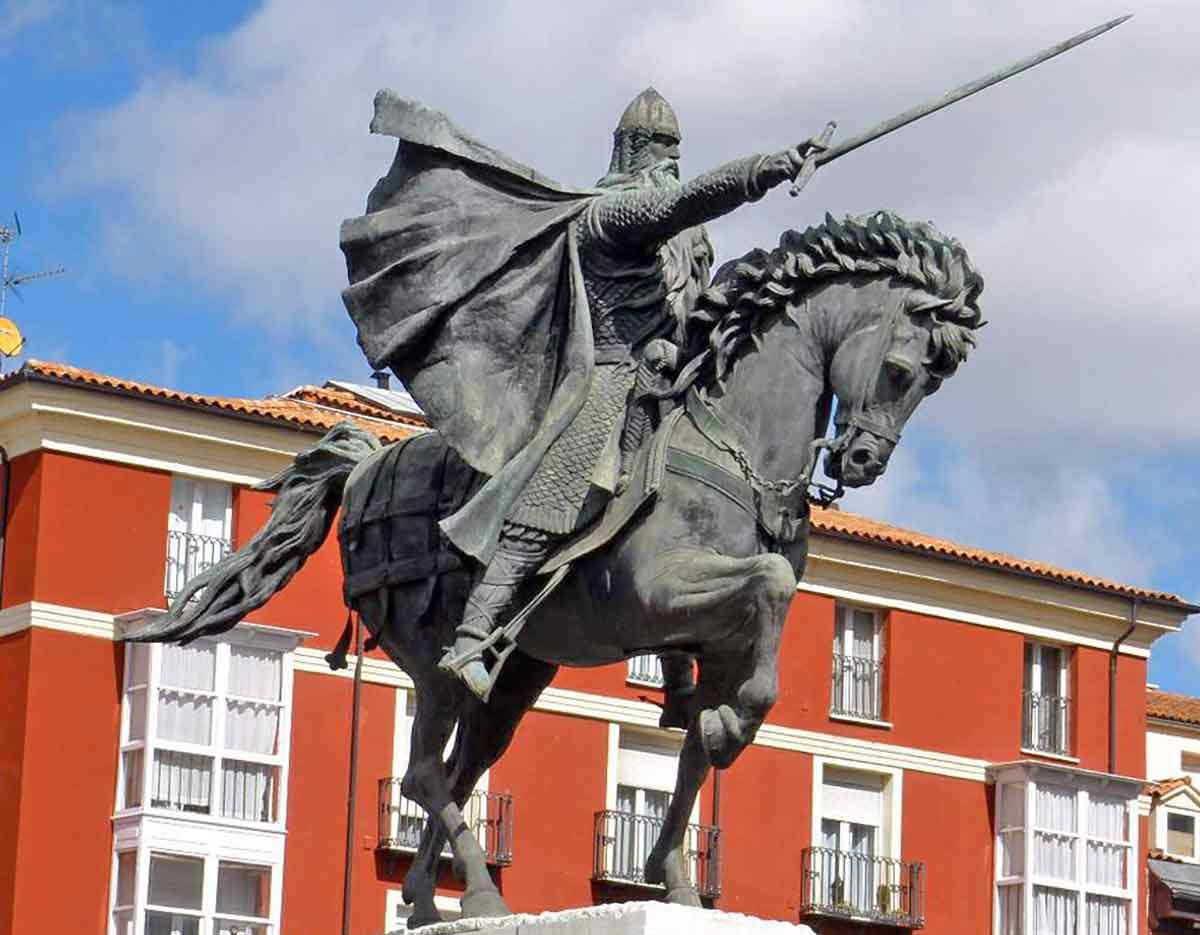 burgos el cid horseback