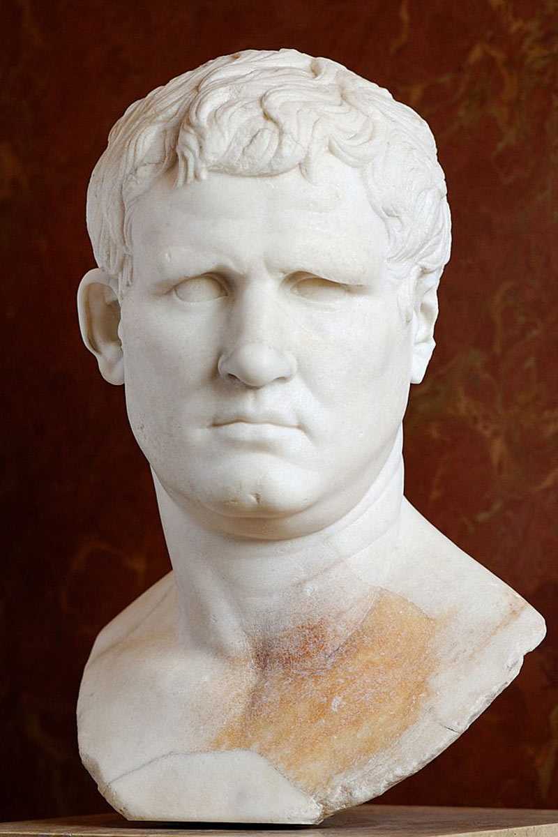 bust of agrippa