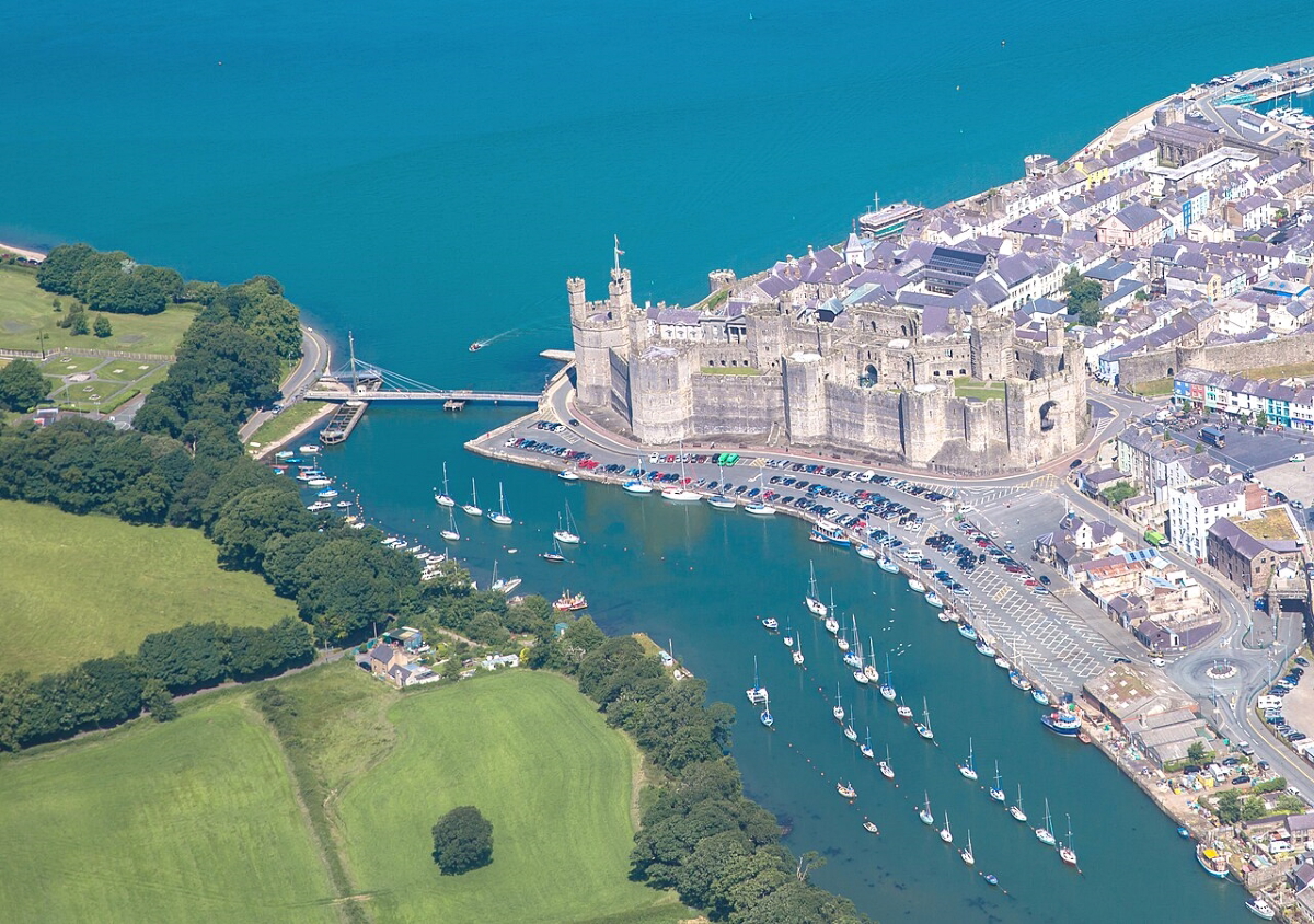 caernarfon castle gwynedd wales