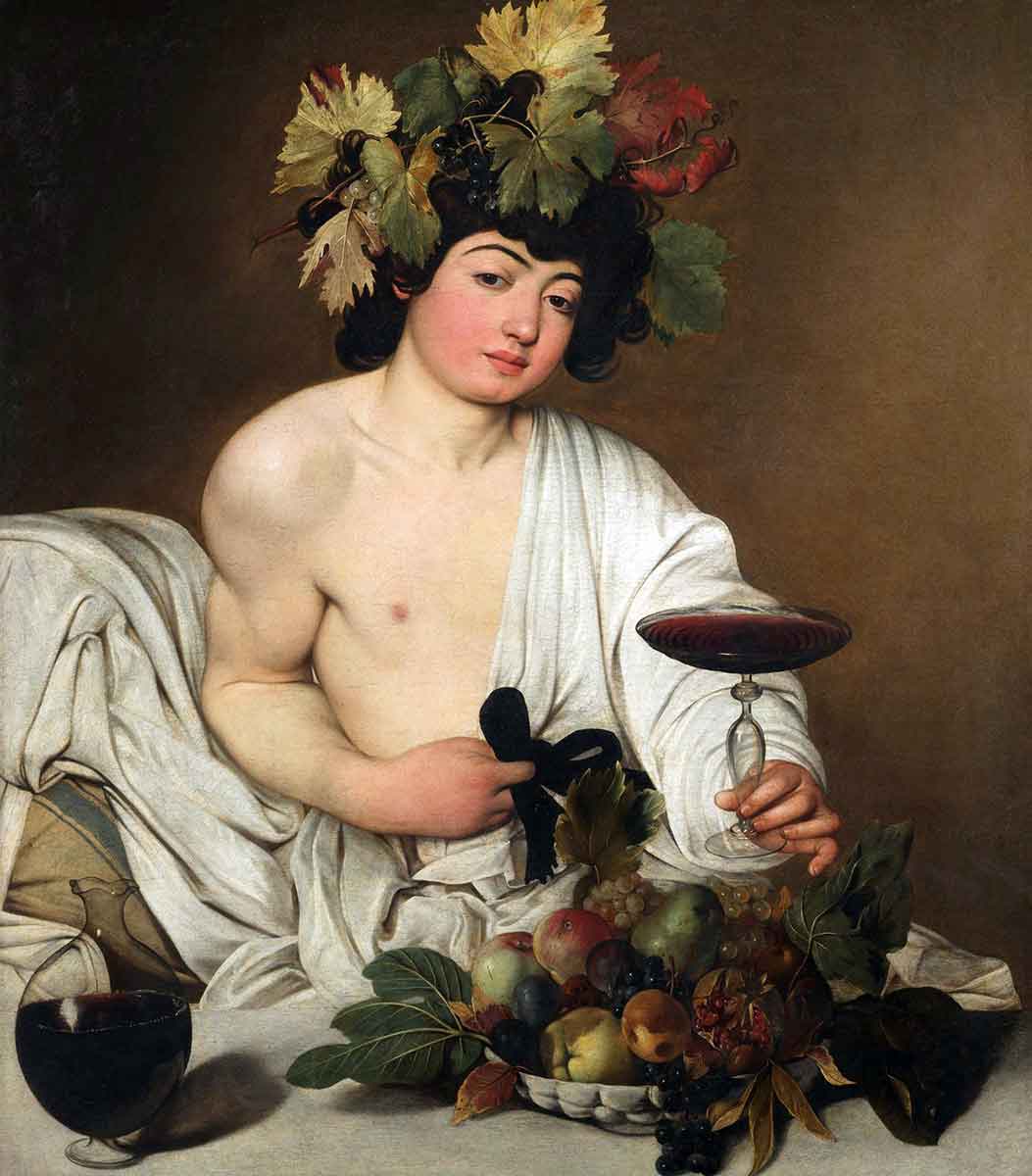 caravaggio bacchus painting
