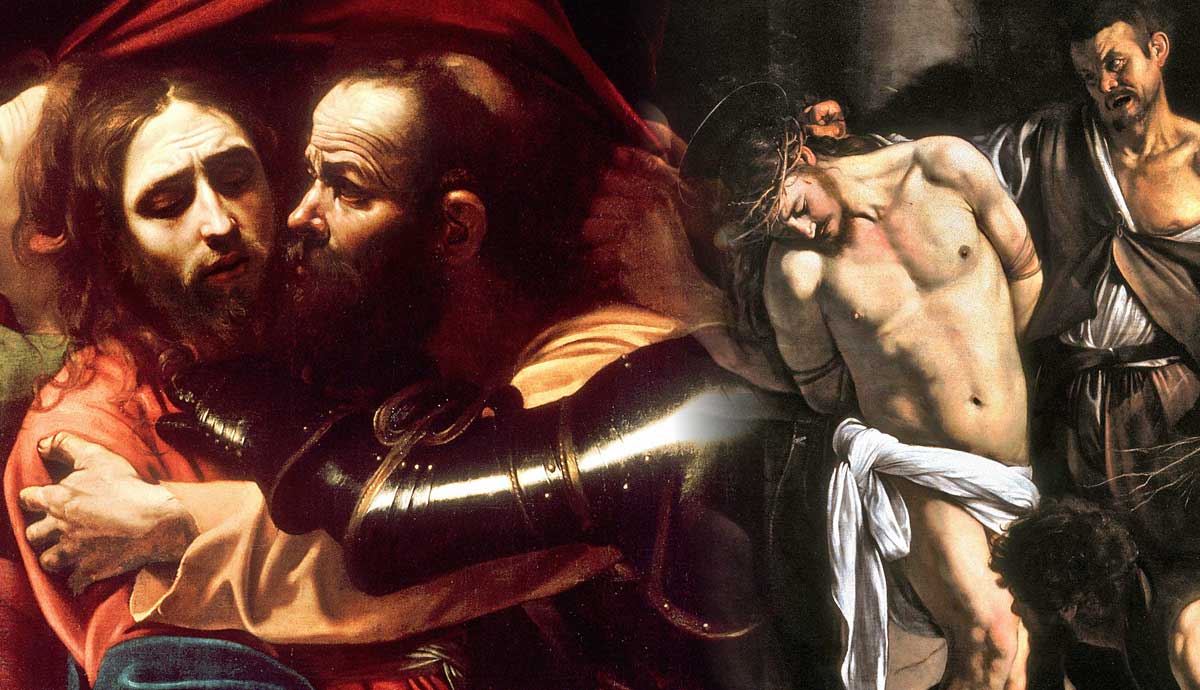 caravaggio use light baroque art