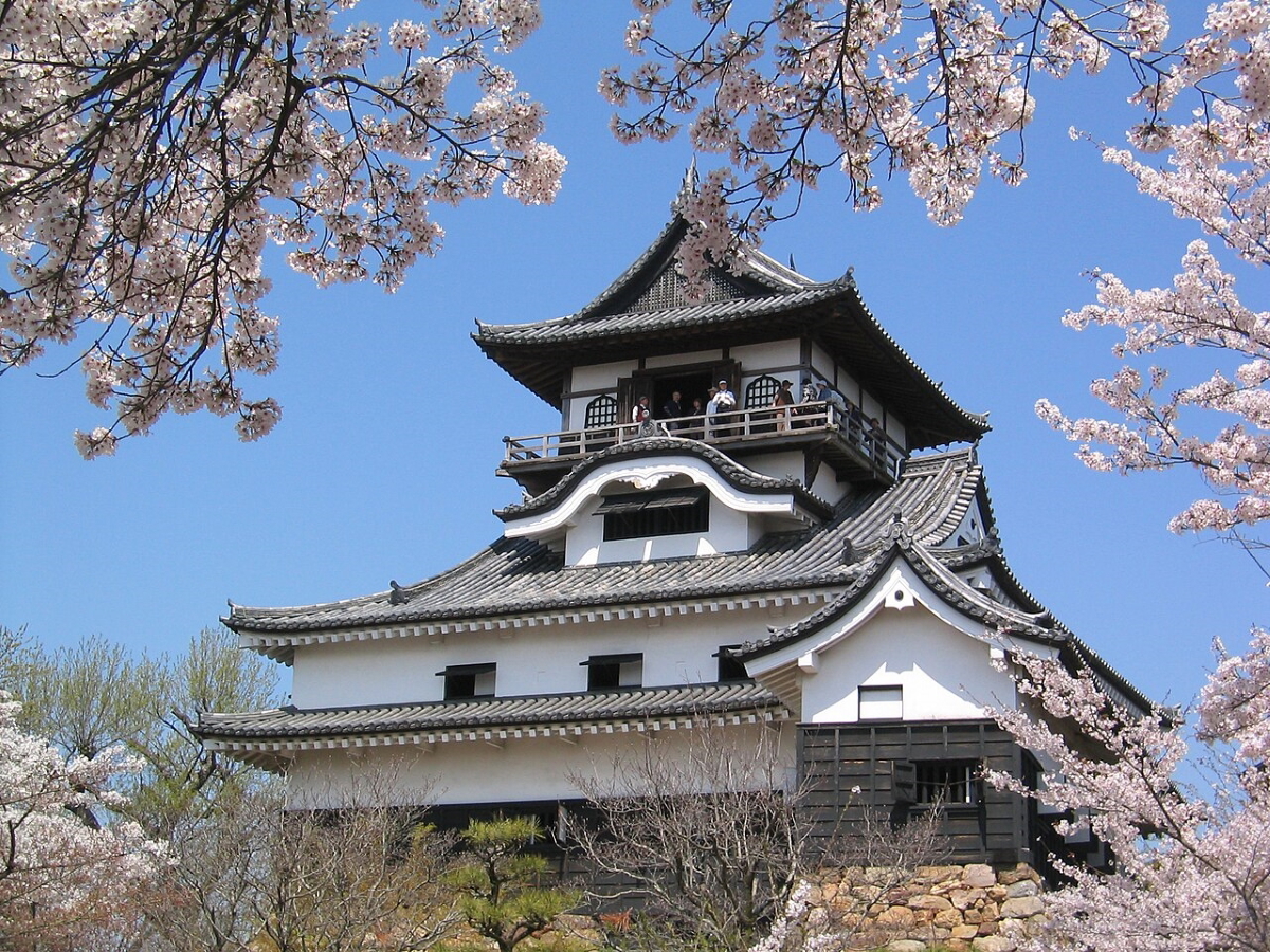 castle japanese city inuyama aichi prefecture
