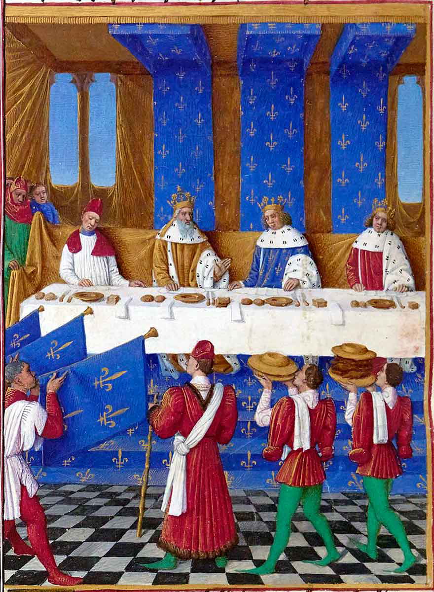charles v banquet medieval food