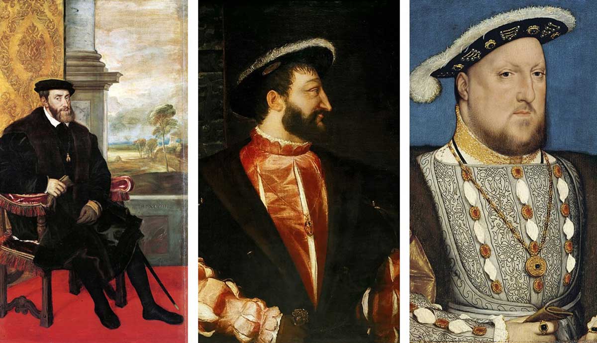charles v francis i henry viii rivalry