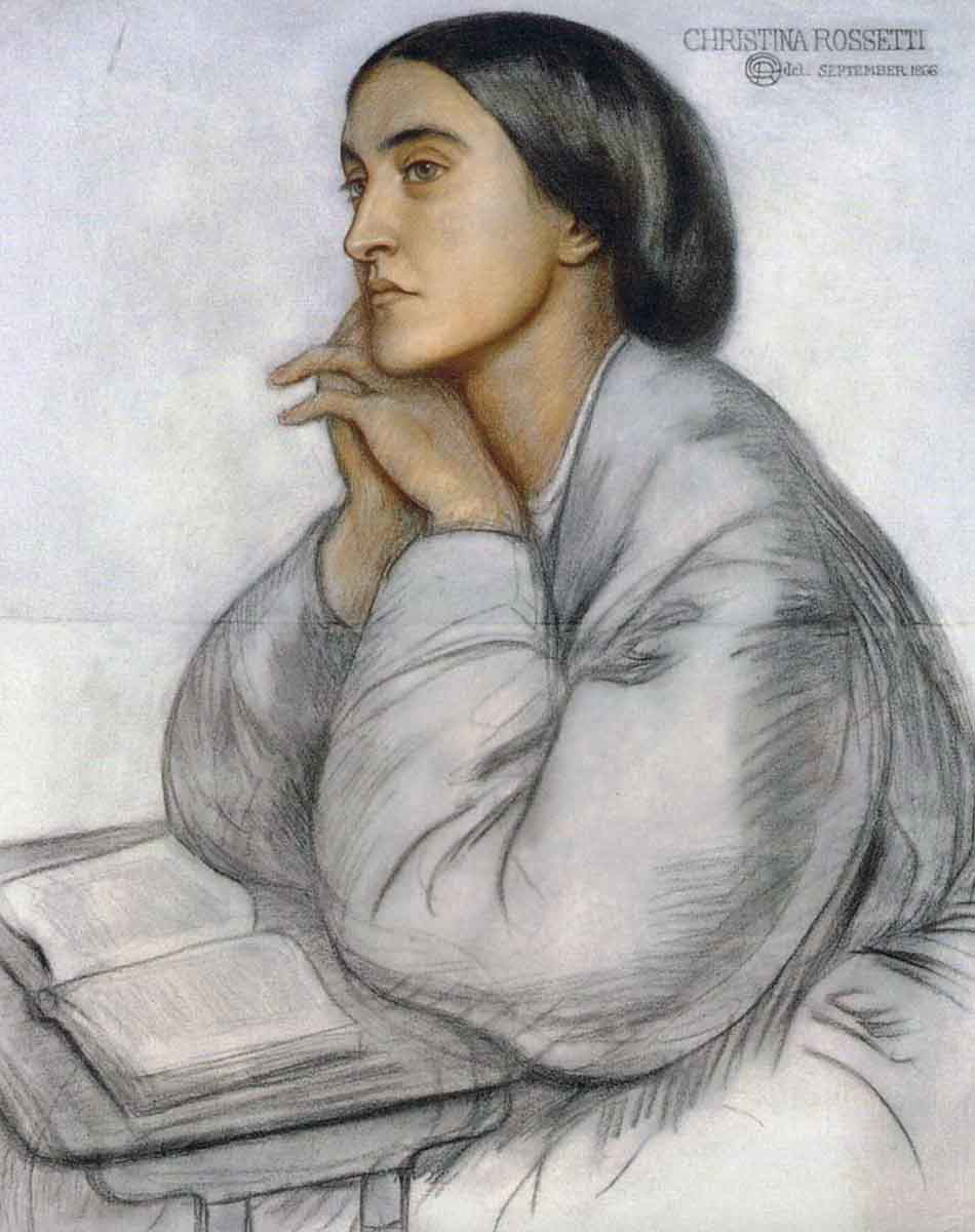 christina rossetti portrait 1866
