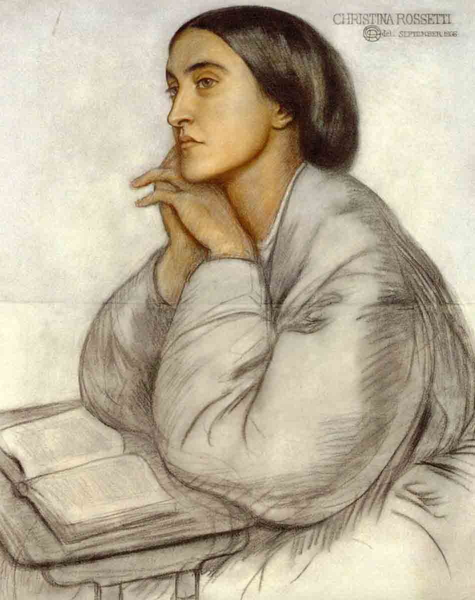 christina rossetti portrait 1866