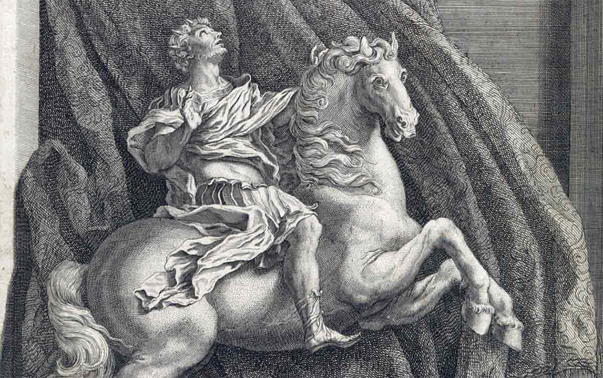 constantine equestrian statue sketch