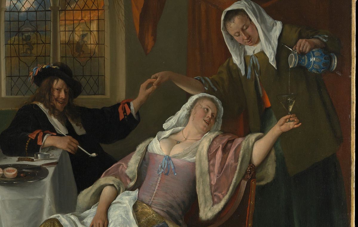 couple and maid dissolute household