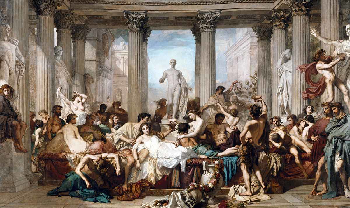 couture the romans and their decadence painting