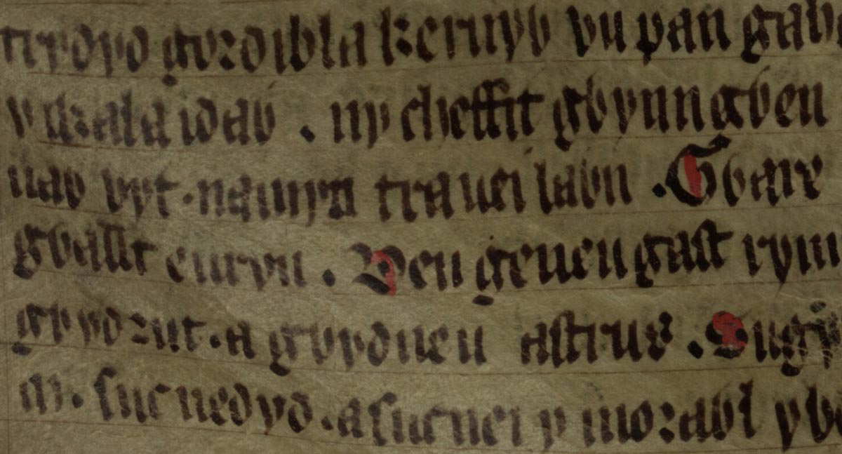 culhwch olwen folio 202v gware gwallt eurin