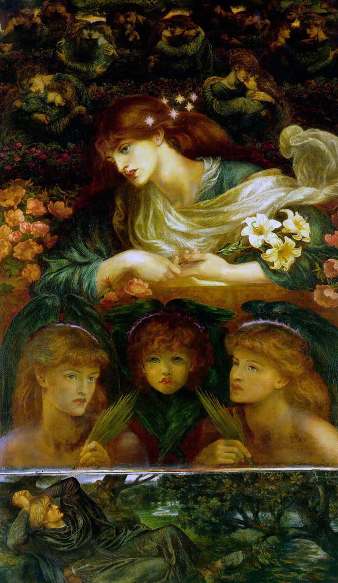 dante gabriel rossetti blessed damozel painting