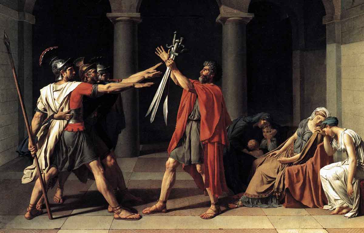 david jacques louis oath of horatii painting