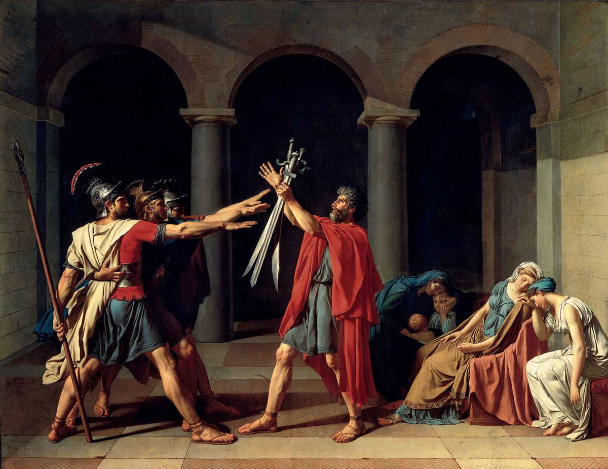 david oath of the horatii