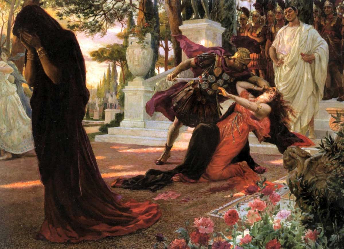 death of messalina painting