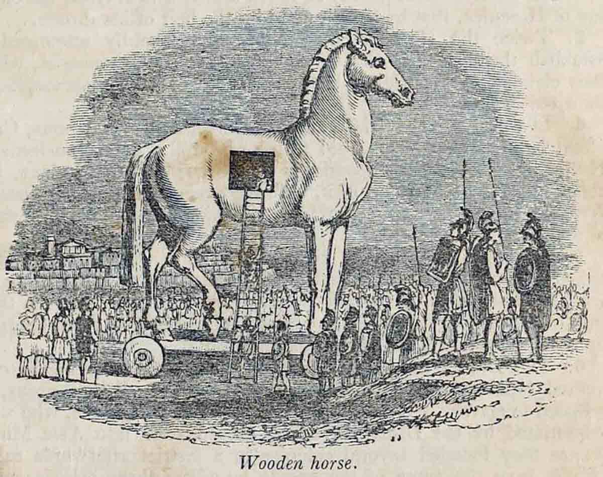 depiction trojan horse