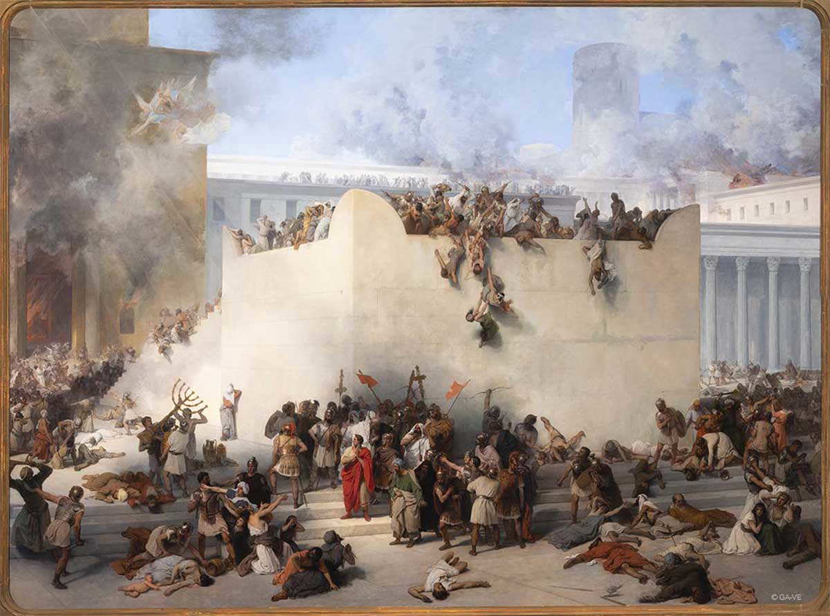 destruction temple jerusalem hayez biblical timeline