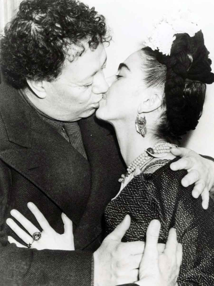 diego rivera frida kahlo kiss marriage second 1940