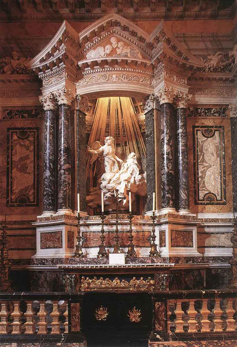 divine light cornaro bernini