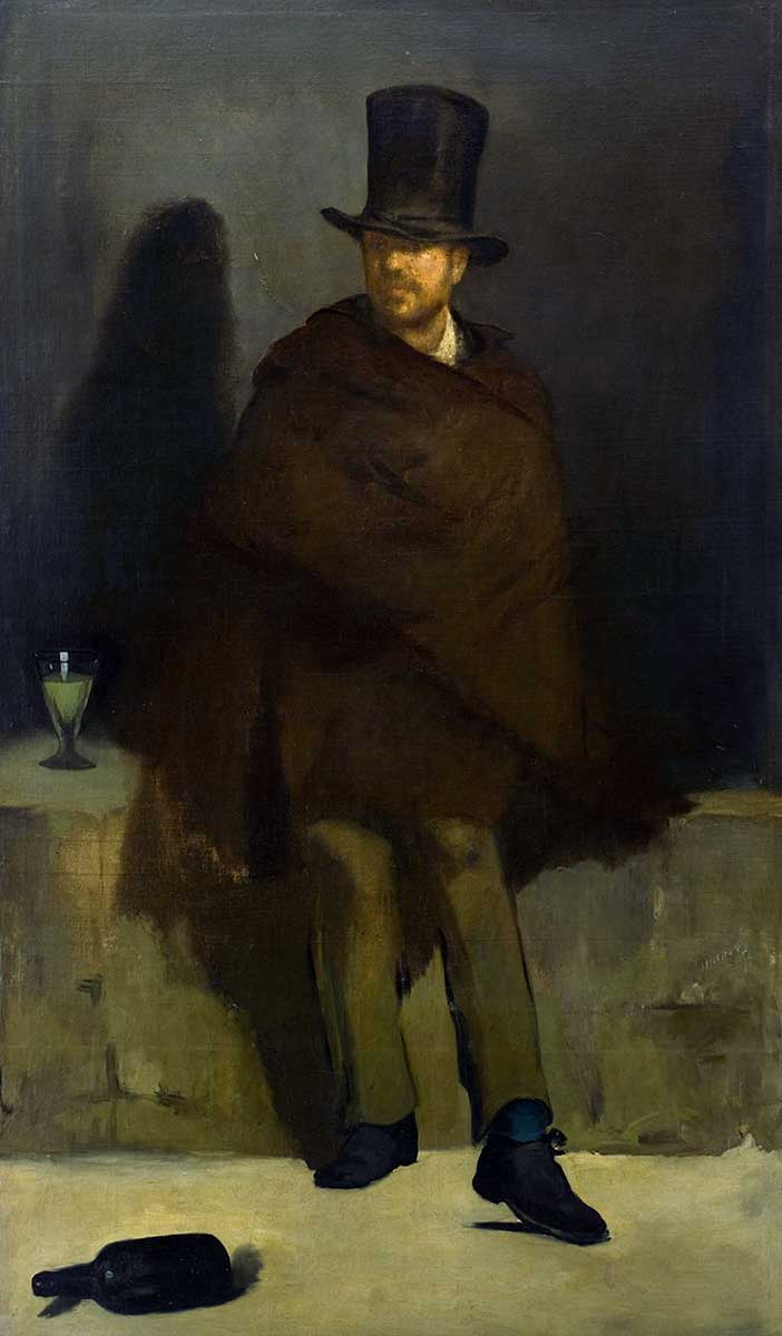 edouard manet absinthe drinker painting
