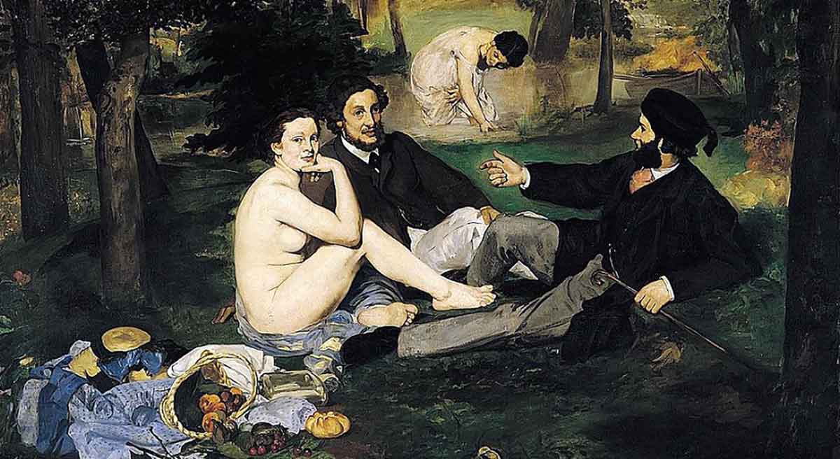 edouard manet luncheon on the grass painting