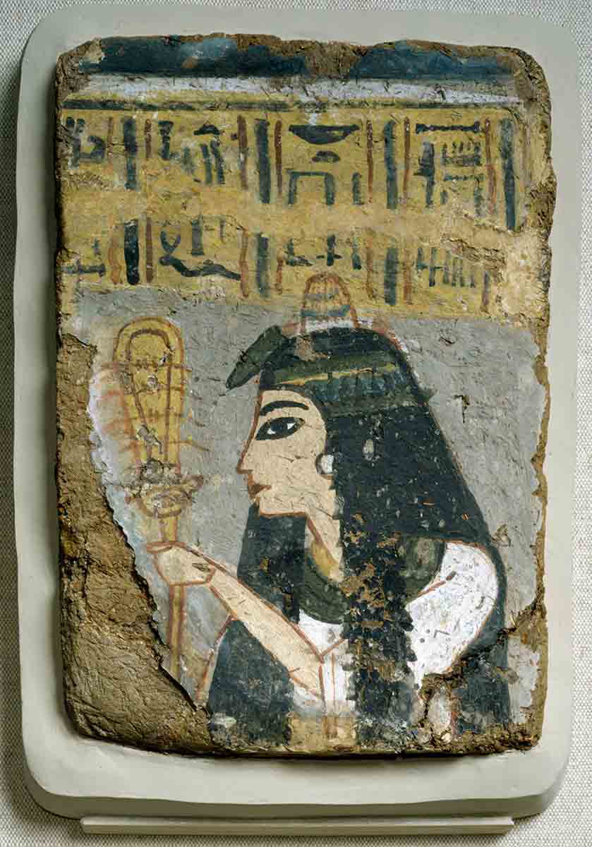 egyptian woman wall painting