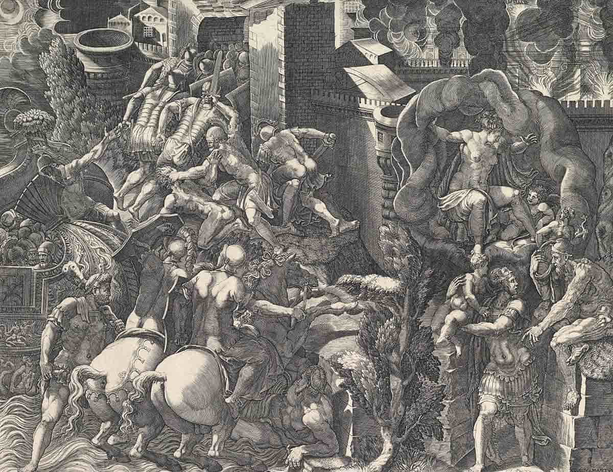 escape of aeneas troy