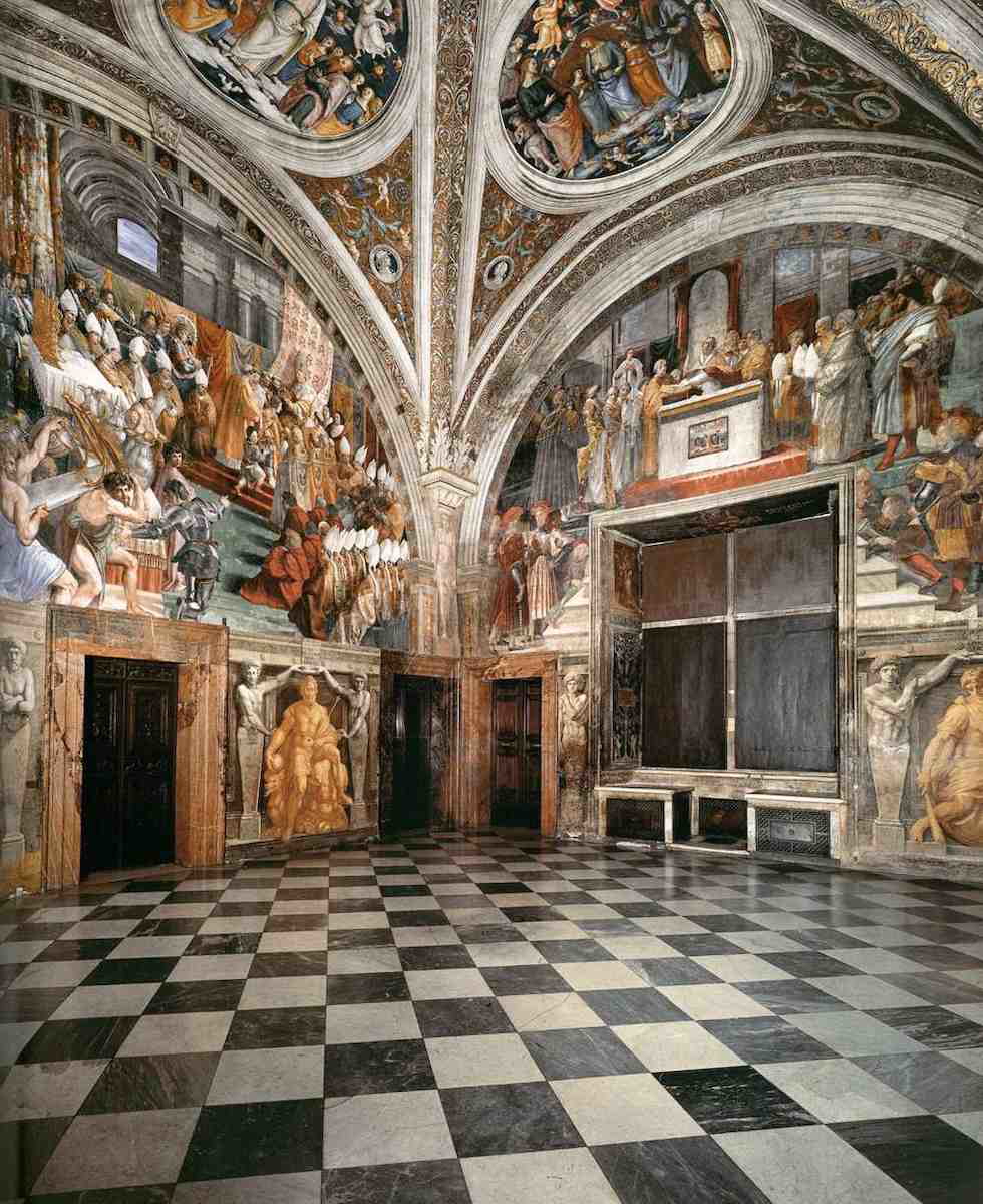 Stanza dell'Incendio del Borgo (“Room of the Fire in the Borgo”) in the Raphael Rooms at Vatican Museum