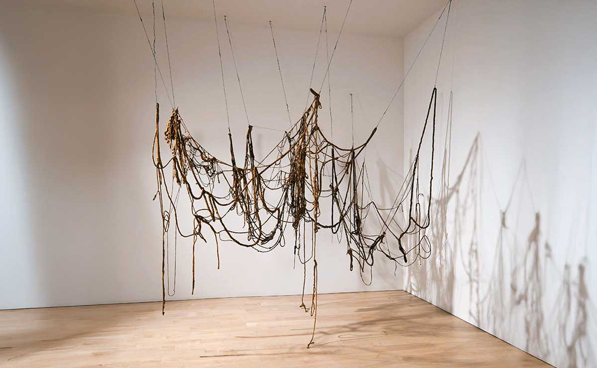 eva hesse untitled rope piece