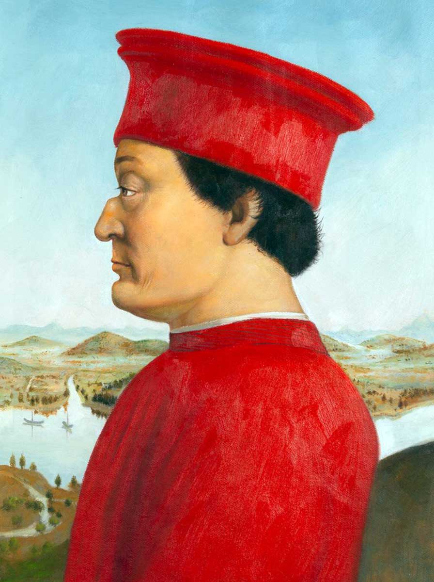 federico montefeltro diptych
