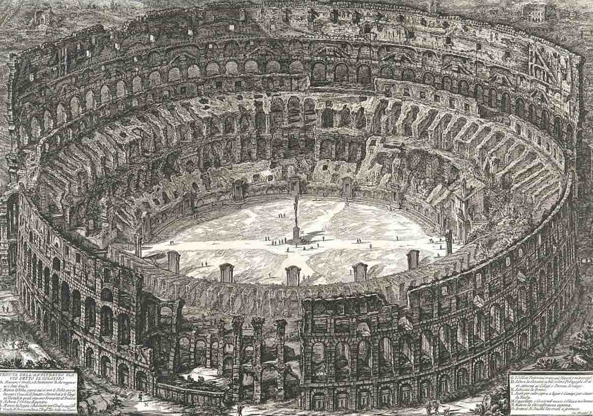 flavian colosseum piranesi