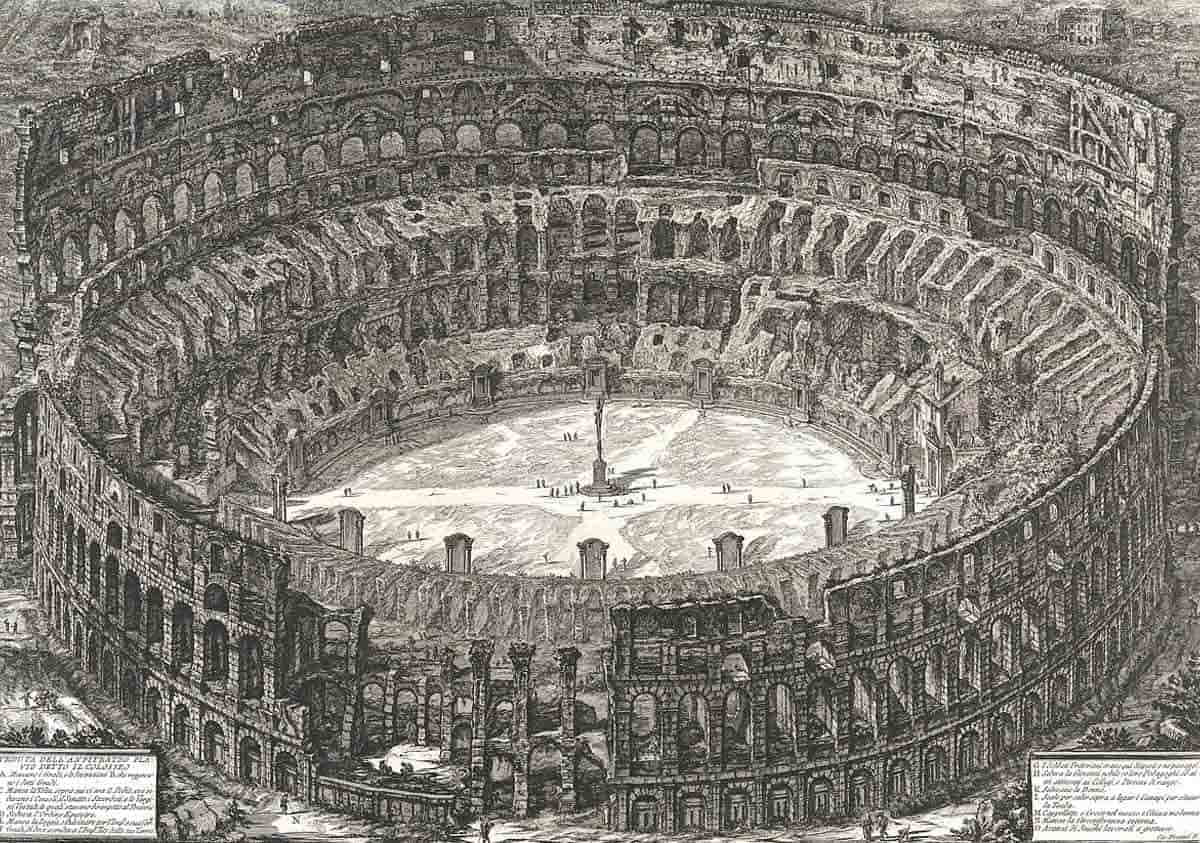 flavian colosseum piranesi