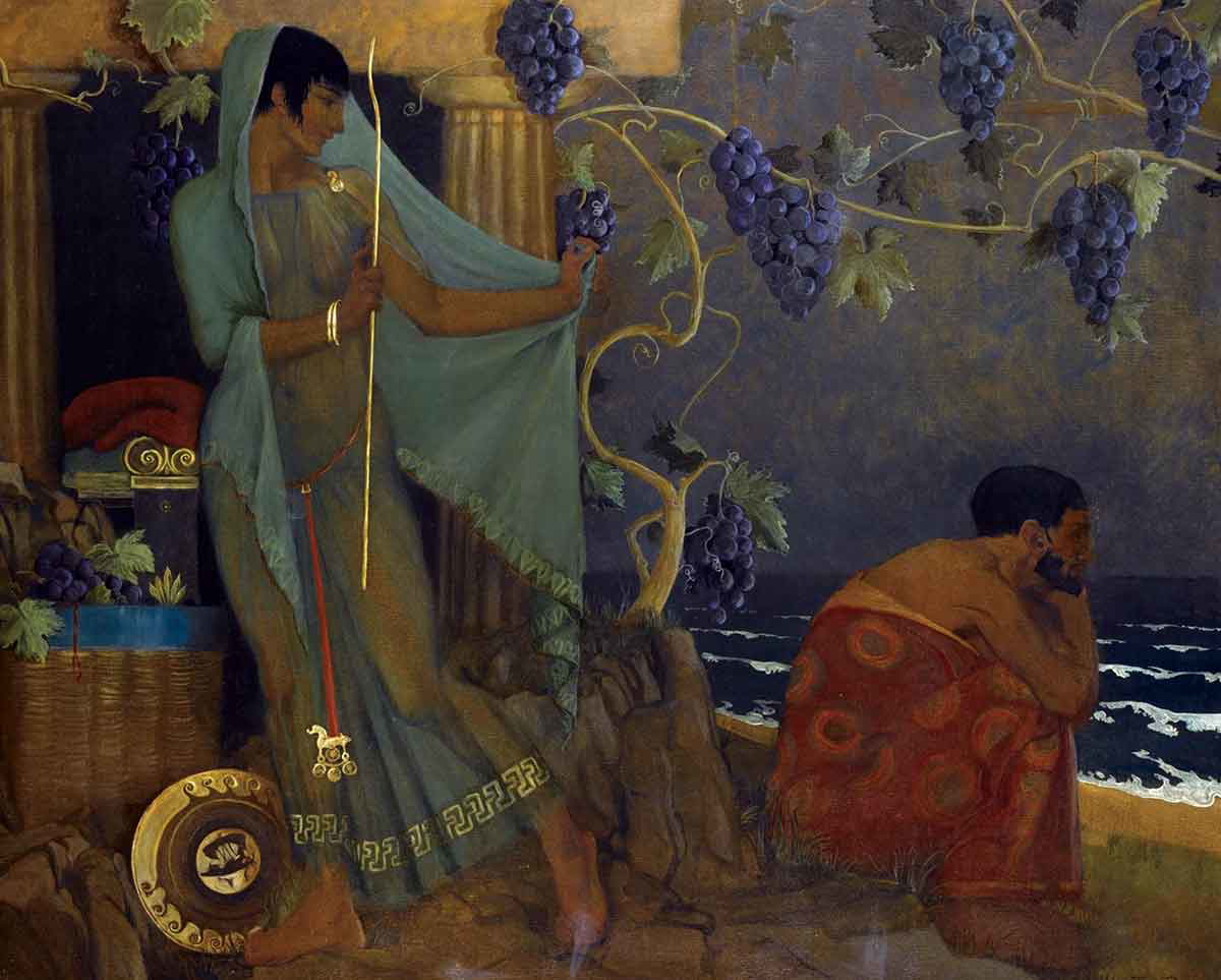 flint calypso odysseus painting
